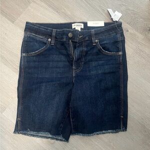 Maurices Deep Blue Denim Bermuda Shorts